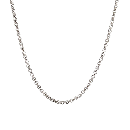 Sterling Silver Belcher Chain - 2.40x0.9mm