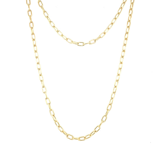 ELONGATED TRACE CHAIN 50CM -  Paddington Jeweller - Ojco